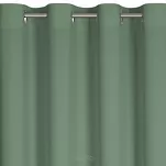 Zasłona gotowa na przelotkach 140x250 RITA jednokolorowa ciemna mięta z miękkiej tkaniny - 5