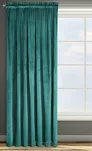 Zasłona gotowa na taśmie 135x300 ROSA welwetowa ciemny turkus Design 91 - 3