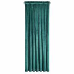 Zasłona na taśmie 135x300 ROSA welwetowa ciemny turkus Design 91 - 9