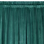 Zasłona gotowa na taśmie 135x300 ROSA welwetowa ciemny turkus Design 91 - 13