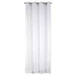 Firana na przelotkach 350x250 SAKALI biała z siateczki z błyszczącą moherową nicią - 7