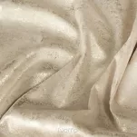 Zasłona na przelotkach 140x250 RENIA welwetowa jasny beż z szampańskim przecieranym wzorem - 3