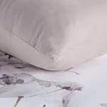 Pościel z mikrowłókna 220x200 VERANO 9 biała wrzosowa wzór kwiatowy Design 91 - 4