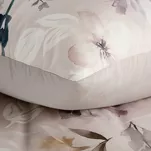 Pościel z makosatyny 160x200 PREMIUM 33 biała jasny różowy kwiatowy wzór Premium - 2