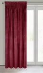 Zasłona gotowa na taśmie 140x270 VILLA welwetowa bordowa jednokolorowa o aksamitnej strukturze - 9