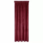 Zasłona gotowa na taśmie 140x270 VILLA welwetowa bordowa jednokolorowa o aksamitnej strukturze - 8
