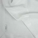 Obrus 145x350 JOWITA biały zdobiony kantą i srebrna nicią - 9