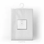 Obrus 145x350 JOWITA biały zdobiony kantą i srebrna nicią - 13