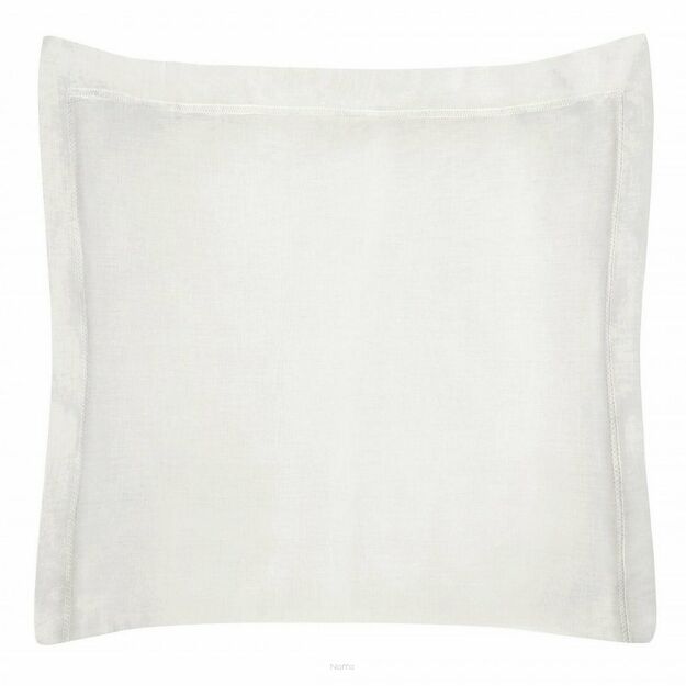 Poszewka bawełniana 40x40 NOVAC kremowa z ozdobną kantą Nova Colour