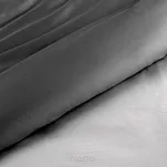 Pościel satynowa 160x200 DINA dwukolorowa gładka srebrna stalowa z kolekcji Diva Line - 7
