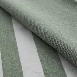 Komplet ścierek kuchennych 2x50x70 KARIN zielone w pasy z bawełny - 3