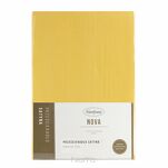 Prześcieradło satyna bawełniana bez gumki NOVA 1 musztardowe 180x210 - 4