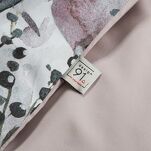 Pościel z mikrowłókna 140x200 VERANO 9 biała wrzosowa wzór kwiatowy Design 91 - 2