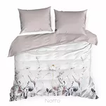 Pościel z mikrowłókna 140x200 VERANO 9 biała wrzosowa wzór kwiatowy Design 91 - 7