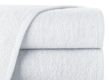 Ręcznik bawełniany 30x50 GŁADKI 1 jednokolorowy biały