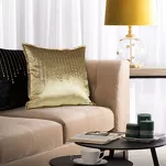 Poszewka welwetowa 45x45 ROYAL 1 niebieska zdobiona cyrkoniami z wypustką - 6