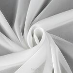 Firana na taśmie 350x270 DALIA biała z matowej tkaniny szyfonowej - 5