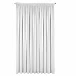 Firana na taśmie 350x270 DALIA biała z matowej tkaniny szyfonowej - 12