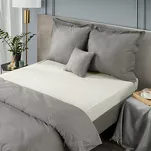 Prześcieradło z satyny bawełnianej z gumką NOVA 3 beż 1 220x200 - 7