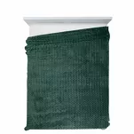 Koc 200x220 CINDY 6 ciemna zieleń puszysty w drobny wzór Design 91 - 5
