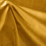 Zasłona gotowa na taśmie 140x270 VILLA welwetowa musztardowa jednokolorowa o aksamitnej strukturze - 2