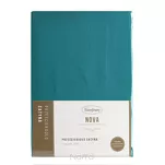 Prześcieradło satyna bawełniana bez gumki NOVA 1 turkusowe 180x210 - 2