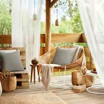 Poszewka na taras 45x45 GARDEN 3 beżowa wodoodporna - 5