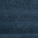 Ręcznik  50x90 ALINE granatowy z wypukłą tkaną bordiurą 500 g/m2 - 2