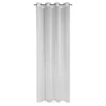 Firana na przelotkach 140x250 SANDRA biała gładka z etaminy - 10
