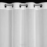 Firana na przelotkach 140x250 SANDRA biała gładka z etaminy - 4