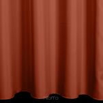Zasłona na przelotkach 140x250 RITA jednokolorowa ceglana z miękkiej tkaniny - 5