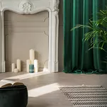 Zasłona na taśmie 140x300 VILLA welwetowa ciemna zieleń o aksamitnej strukturze - 10