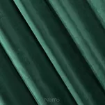 Zasłona gotowa na taśmie 140x300 VILLA welwetowa ciemna zieleń jednokolorowa o aksamitnej strukturze - 5