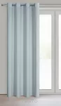 Zasłona na przelotkach 140x250 RITA jednokolorowa jasna mięta z miękkiej tkaniny - 5