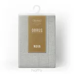 Obrus 145x350 STELLA 2 srebrny zdobiony kantą z wplecioną nicią srebrną - 4