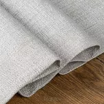 Obrus 145x350 STELLA 2 srebrny zdobiony kantą z wplecioną nicią srebrną - 3