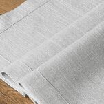 Obrus 145x350 STELLA 2 srebrny zdobiony kantą z wplecioną nicią srebrną - 7