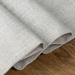 Obrus 145x350 STELLA 2 srebrny zdobiony kantą z wplecioną nicią srebrną - 8