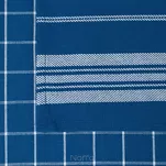 Komplet ścierek kuchennych 2x50x70 RUBI niebieskie w pasy z bawełny - 3