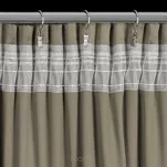 Zasłona gotowa na taśmie 140x270 ROSA welwetowa brązowa Design 91 - 7