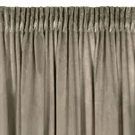 Zasłona gotowa na taśmie 140x270 ROSA welwetowa brązowa Design 91 - 5
