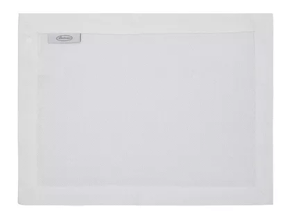 Serwetka 30x40 STELLA 2 biała zdobiona nabłyszczaną listwą 4 szt.