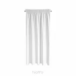 Zasłona gotowa na taśmie 140x175 RITA jednokolorowa biała z miękkiej tkaniny - 10