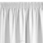 Zasłona gotowa na taśmie 140x175 RITA jednokolorowa biała z miękkiej tkaniny - 9