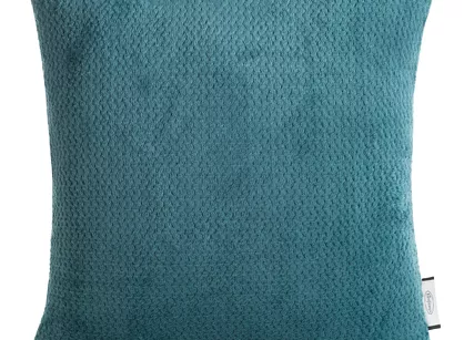 Poszewka 40x40 RICKY 1 turkusowa jednokolorowa