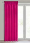 Zasłona na taśmie 140x270 RITA jednokolorowa amarantowa z miękkiej tkaniny - 8