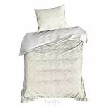 Pościel satynowa 220x200 SPRING 100 ciemny beż z ornamentem roślinnym z kolekcji Classic - 5