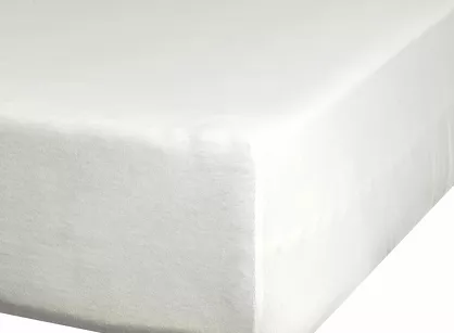 Prześcieradło z bawełny renforce z gumką 100x200 kremowe GŁADKIE z kolekcji Nova Style