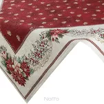 Obrus świąteczny 140x180 481 czerwony z motywem gwiazdy betlejemskiej - 2