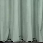 Zasłona gotowa na taśmie 140x270 MELANIE welwetowa jasna mięta o aksamitnej strukturze - 3